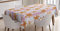 ABAKUHAUS Lebkuchenmann Tischdecke, Weihnachten Goodies, Personalisierter Druck mit Klaren Farben Waschbar Wasserfest kein Verblassen, 140 x 200 cm, Braun Rosa