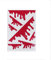 Xuniu 7 Stück Auto Vinyl Aufkleber, lustige Blutungen rot Blut Tropf Zombie Undead Reflective