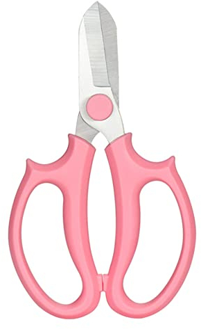 HIHUHEN Sécateur floral en acier de qualité supérieure pour jardin, fruits, feuilles, outil de coupe pour jardinage (rose)