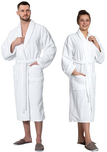 ZOLLNER Peignoir Velours - doux pour la peau et très absorbant - pour femmes et hommes - tissu mélangé - taille S-XXL - lavable - qualité hôtel - certifié Oeko Tex®, 348