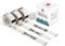 Phomemo D30 D30Pro Thermodrucker-Papierrolle - Durchsichtiges Transparentes Druckpapier Selbstklebender Mini 14 x 30 mm (0,55 x 1,18 Zoll) für Bluetooth Compact Mobile-Drucker, 3 Rollen