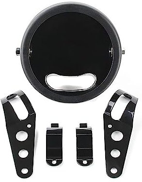 LED Scheinwerfer-Gehäuse SG 5,75 Kompatibel für Yamaha XJ6 / Diversion/F schwarz