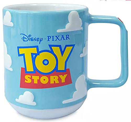 Disney Pixar Toy Story Blue Sky Cloud - Taza (480 ml, 10 x 9 x 9 cm)