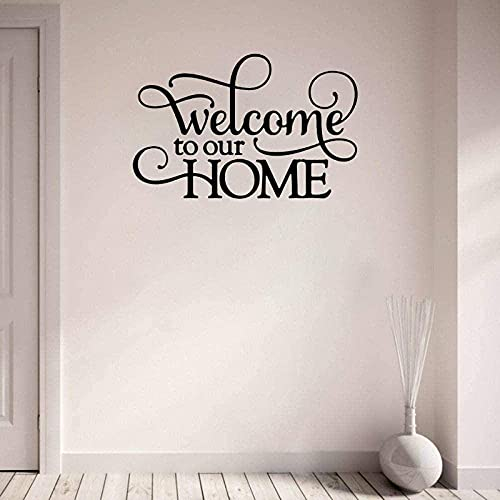 Bienvenido A Nuestra Oferta De Hogar Etiqueta De La Pared De La Sala De Estar Etiqueta De La Pared De Pvc 50 * 32 Cm