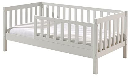 Vipack Bed, Solid, Kiefer, weiß, 70 x 140