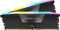 CORSAIR VENGEANCE RGB DDR5 RAM 32GB (2x16GB) 5200MHz CL40 Intel XMP Compatibile iCUE Memoria per Computer - Nero (CMH32GX5M2B5200C40)