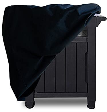 ZJYWSCH Abdeckung für Keter Unity kleiner, tragbarer Outdoor-Tisch, Outdoor-Esswagen-Abdeckung, 81,3 cm, strapazierfähig, wasserdicht, Terrasse, Küche, Wagen, Vorbereitungstischabdeckung