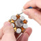 Bnineteenteam Gyro Focus Spielzeug, Riesenrad aus Metall, Fidget Spinner, Schreibtischspielzeug mit St?nder, Stressabbau, Handspielzeug Deformation Model f¨¹r Kinder und Erwachsene
