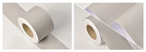 VisitRyl Frises Autocollantes DéCoratives Bordure De Papier Peint Frise Murale Adhesive Pour Cuisine, Salle De Bains,Chambre DéCoration Murale Gris Clair Givré 15cm X 500cm