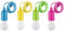 4PCS LED Pull Cord Light Portable Hanging Battery Operated Camping Lamp Bulb (No Battery)