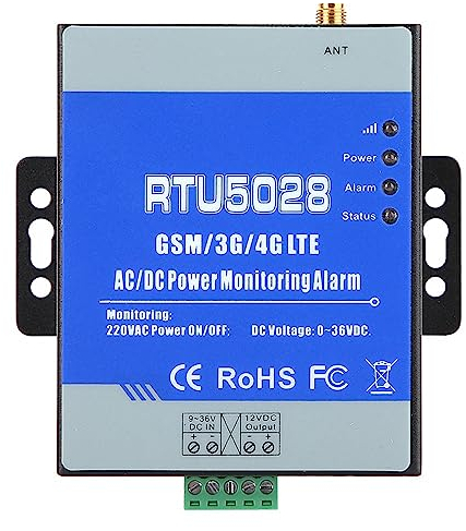 Leapiture GSM-Alarmsystem RTU5028 GSM-Spannungsstatusüberwachung für Stromausfall-/Wiederherstellungsalarm (Europäischer Standardstecker)