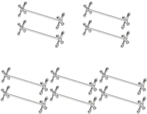 Cabilock 10 Piezas Porta Palillos para y Tenedor Soporte De Horquilla De Escritorio Soporte para Cubiertos De Mesa De Comedor Cuchara De Cubiertos Seno De Ciruela Aleación De Zinc