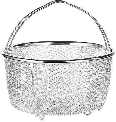 Qcwwy Panier Vapeur en Maille, Ustensiles de Cuisine Vapeur Passoire en Acier Inoxydable (20CM)
