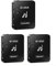 2.4G Wireless In-Ear Monitor System Earphone, Rechargeable Transmitter Receiver Support Stereo Recording with Volume Button