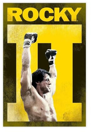 THEGIS Sylvester Stallone Rocky Movie 1 Leinwand-Poster, Wandkunst, Dekor, Bild, Gemälde für Wohnzimmer, Schlafzimmer, Dekoration, ungerahmt, 30 x 45 cm