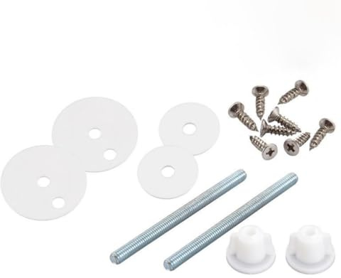 Duoleimi Set di fissaggio sedile WC in acciaio inox e plastica con cerniere, accessori di ricambio per sedile WC kapağı e copriwater universale set di pezzi di ricambio