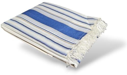 GARGIX TENDA DA SOLE CON ANELLI RESISTENTE ESTERNI BALCONE VERANDA GIARDINO (BLU, 300X300)