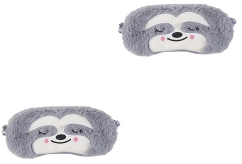 FRCOLOR 2pcs Convenient Eye Cover Sleep Eye Mask for Boys and Girls Comfortable Material