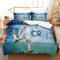 tanzhenning RonaldoBettwäsche Set Bettbezug Set 3D Trösterbezug 3 Stücke Mikrofaser Für Kinder Teens Jungen Bedruckter Bettbezug Single（140x200cm）