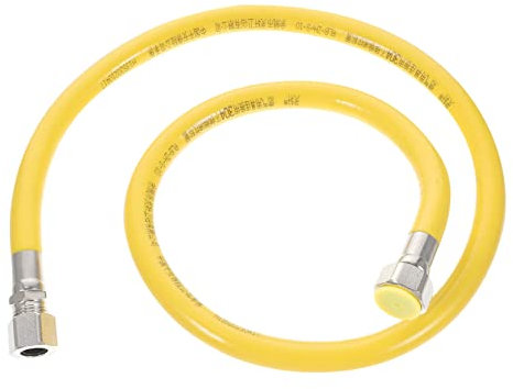 Yardenfun Stainless Steel Flexible Gas Tubing Natural Gas Hose for Equipment Connection Corrosion-Resistant Pipe Increased Ventilation and Water Heaters