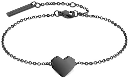 LIEBESKIND BERLIN Herz-Armband für Damen – Edelstahl-Armschmuck mit liebevollem Herzanhänger – In verschiedenen Farben und Ausführungen – Romantische Geschenkidee