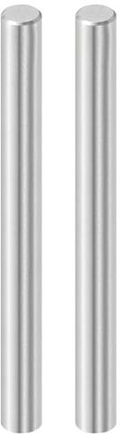 QUARKZMAN 2 Pz perni di legno 10 mm x 100 mm perni perni tonalità argento