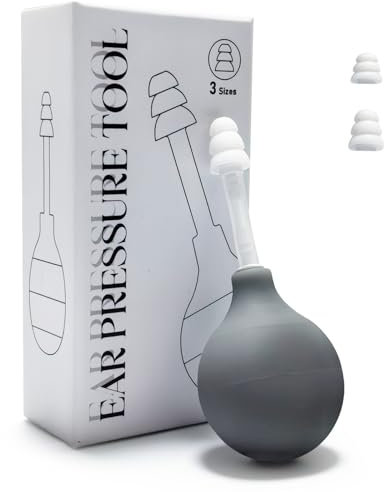 Instant Migraine Relief Tool, Reduce Tension Pressure Ear Pressure Tool, Inner Ear Pressure Tool for Headache Migraine Symptom and Improve Overall Well-Being (Grizzly)