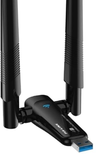 1800Mbps WiFi 6 USB Adapter 5G/2.4GHz USB3.0 Wi-Fi Dongle Wireless 802.11ax Netzwerkkarte High Gain Antenne