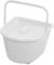 Ｚｉａｌｏｆｉ Chaise percée, siège de toilette, seau, bassin de lit, pot de chambre pour personnes âgées, femmes, à domicile, Blanc