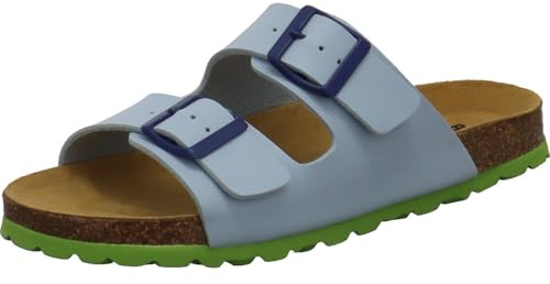 Bio Life 0003-1481-353 Jungen Pantolette Synthetik Blau Grün Blau Grün