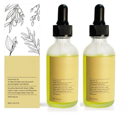 Teluni Carvenchy Haaröl Natürliches Haaröl - Mit biologischen Rosmarinöl, Rizinusöl, Mandelöl & Arganöl - Beschleunigt Haarwachstum, ideal als Haarmaske und Haarkur