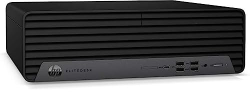 HP PC Ordinateur de Bureau EliteDesk 800 G6 SFF, Processeur Intel Core i5‑10400, Mémoire RAM 16Go, Disque SSD 480Go, Windows 11 (Reconditionné)