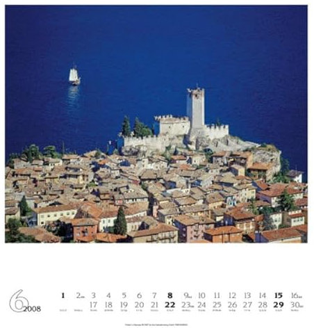 Weingarten-Kalender Oberitalienische Seen 2008: Wo der Süden beginnt