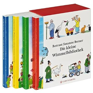 Die kleine Wimmelbibliothek, 4 Bde.: 4 Minibände im Schuber Winter, Frühling, Sommer, Herbst