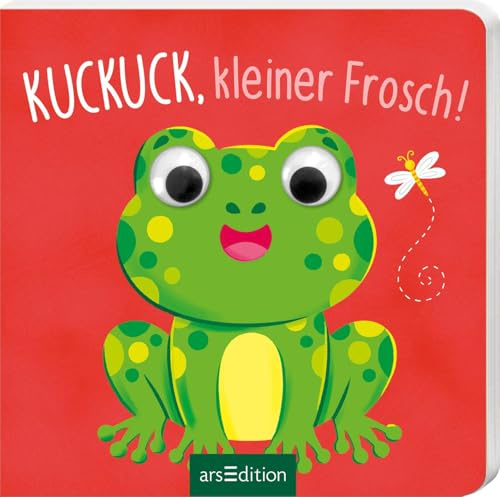 Kuckuck, kleiner Frosch!: Mein Wackelaugenbuch | Erstes Bilderbuch für Kinder ab 12 Monaten mit lustigen Wackelaugen
