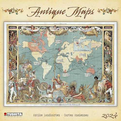 Antique Maps 2024: Kalender 2024 (Media Illustration)