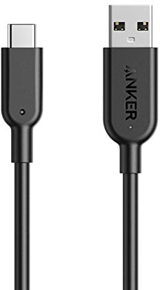 Anker Powerline II USB-C a USB 3.1 - Cable USB (0,9 m, USB C, USB A, 3.1 (3.1 Gen 2) para Galaxy S10, S9, S8, S8 +, MacBook, Sony XZ, LG V20 G5 G6, HTC 10, Xiaomi 5 y más (Negro)