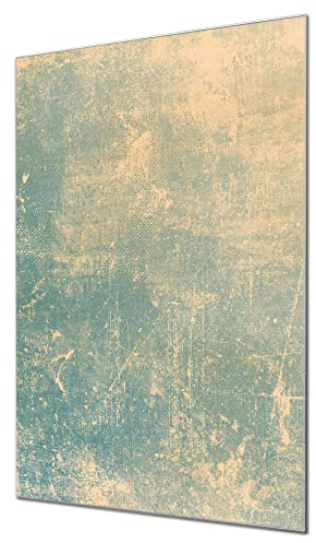 banjado Glas Magnettafel (40 x 60cm) - Magnetwand Glas - Magnetpinnwand als Memoboard - Pinnwand Magnettafel Küche, Büro, Kinderzimmer - Patina Grün
