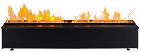 DIMPLEX - Cassette 1000 Retail - Cheminée électrique - Noir - Foyer Encastrable - Effet de Flamme 3D Optimyst, Atomisation d'eau, Éclairage LED, Télécommande Incluse, Effet sonore, Décorative