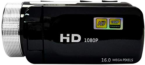 Uonlytech Kleiner Digitalkamera mit 2, 0-Zoll Display 16 Megapixel Schwarz | 4 Stück Digitalzoom, Kunststoffgehäuse, Tv Ausgang, für Sportwettbewerbe und Konzerte