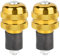 Suuonee Motorrad Lenkerenden, 22MM Lenker Griffe und Zubehörteile Motorrad Lenkerenden[Gold]