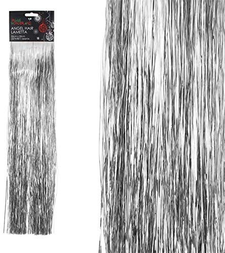 Widdle Wonderland Christmas Lametta Decorative Tinsel Strands Silver