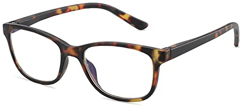 ZENOTTIC Kids Blue Light Blocking Glasses Anti Glare Lens Lightweight Frame Computer Eyeglasses for Boys and Girls(Tortoise)