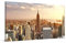 PICANOVA – Bild auf Leinwand Manhattan Empire State Building 100x50cm – Leinwandbild – Premium Leinwanddruck – Wandbild Kunstdruck Auf 2cm Holz-Keilrahmen Wohnzimmer Wanddekoration – New York