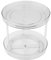 Turntable Organizer,2 Tier Lazy-Susan Cupboard Organiser,Turntable Spice Rack for Kitchen Cabinet,Lazy Susan Turntable Condiment Holder for Pantry,Kitchen,Spices,Dresser,Living Room,Bathroom