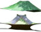 Wing Carpa para Árbol Colgante, Mochila Ultraligera 2-3 Personas Hamaca De Carpa Triangular Portátil para Casa En El Árbol, Puede Soportar 551 Libras
