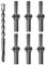eMagTech 6 Stück 16mm Stecker Keil Federscheiben 5/8 Zoll Stein Splitter Beton Marmor Handwerkzeuge 16 * 200mm Bohrhammer
