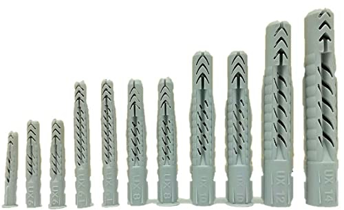 Fischer UX Dübel 5x30 6x35 6x50 8x50 10x60 12x70 14x75 mit und ohne Rand -Menge wählbar- (10x80mm mit Rand 50 Stück)