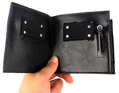 YushengTai Premium Magic Flaming Fire Wallet Magician Stage Street Unvorstellbare Show Requisite, Magic Flame Wallet (Schwarz)