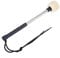 Trommelstock, 32cm Drumsticks Bassdrum Beater, Edelstahl Drum Mallet mit Rutschfester Griff und Filzkopf, Schlägel Percussion Drumsticks Instrumenten Zubehör für Pauken, Snare Drum